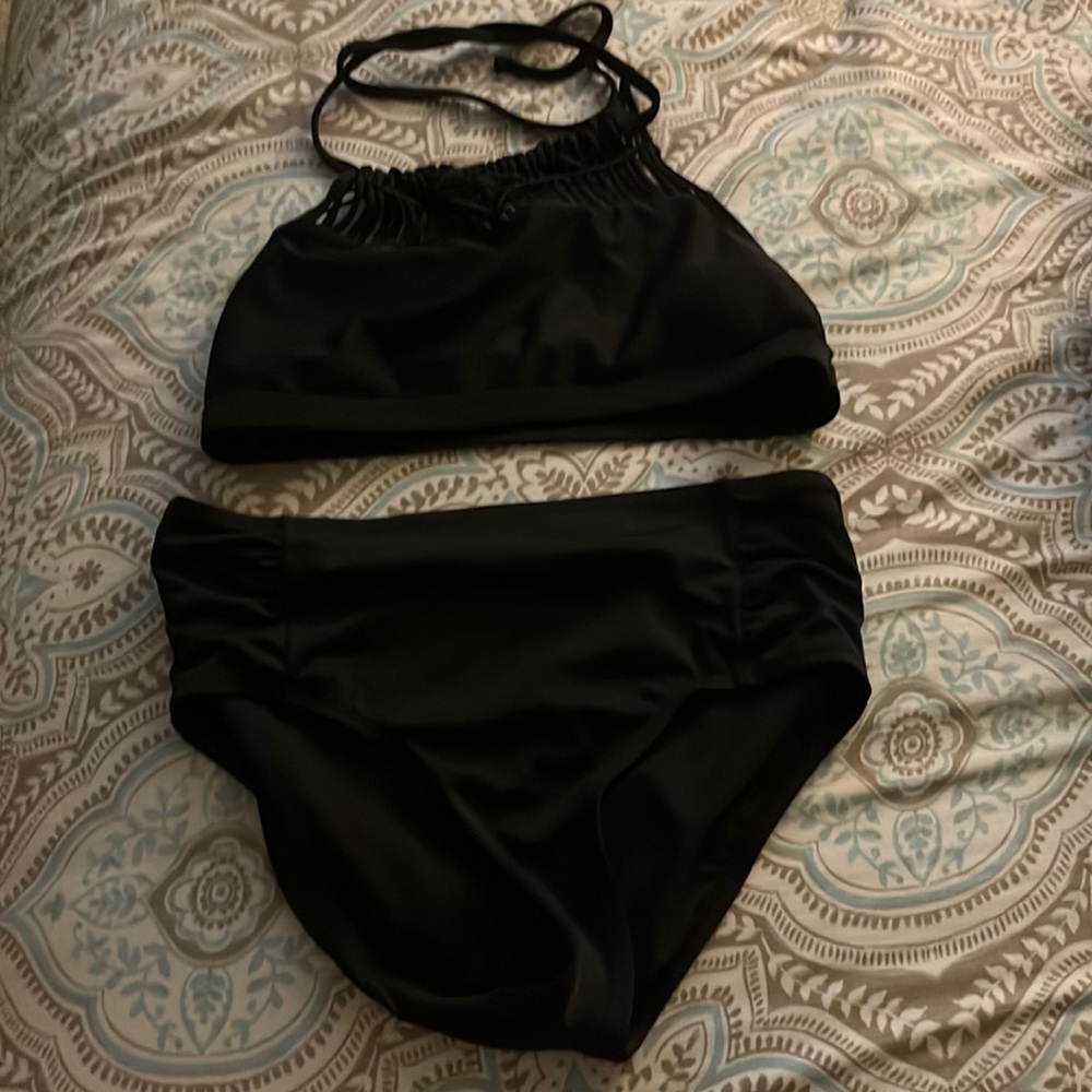 justice black bikini!